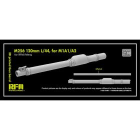   Ryefield model 2100 1:35 3D printed Gun barrel M256 120mm L/44 for M1A1/M1A2, for RFM/Meng