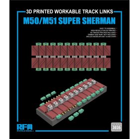 Ryefield model 1:35 3D Printed workable tracks for M50 M51