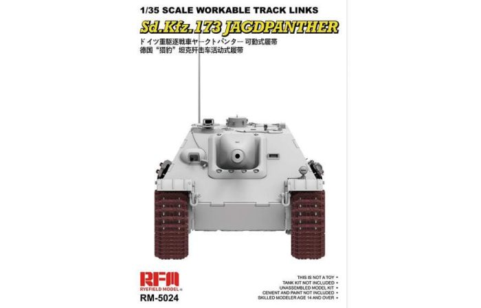Ryefield model 1:35 Workable Track Links for Jagdpanther Ausf.G2