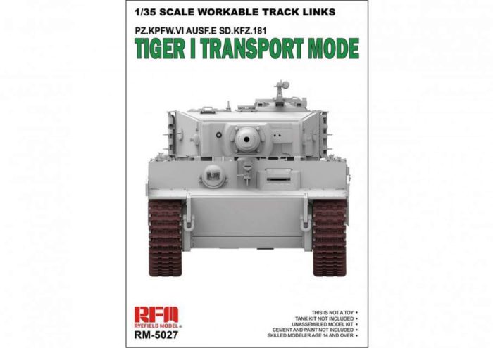 Ryefield model 1:35 Workable Track Links Tiger I Transport Mode