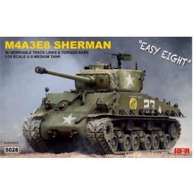 Ryefield model 1:35 SHERMAN M4A3E8 with workable Track links
