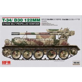   Ryefield model 1:35 T-34/D-30 122MM Syrian Self-propelled Howitzer