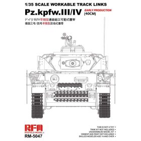   Ryefield model 1:35 Tracks for Pz.III/IV.early production (40cm)