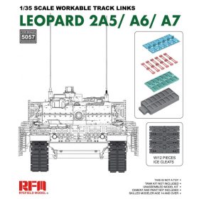   Ryefield model 1:35 Workable track links for Leopard 2A5/A6/A7