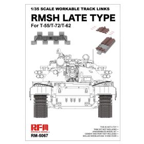   Ryefield model RM5067 1:35 RMSH late type workable track links for T-55/T-72/T62 (Plastic model)