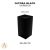 Scale75 JATOBA BLACK VARNISH-35X35X70  