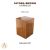 Scale75 JATOBA BROWN VARNISH-50X50X70  