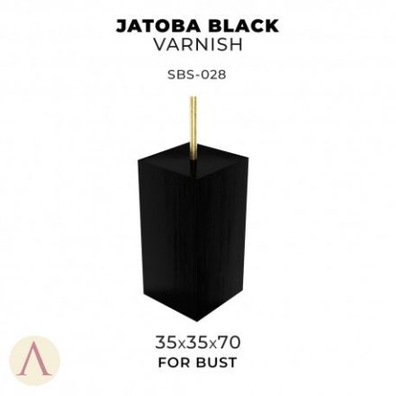Scale75 JATOBA BLACK VARNISH-35X35X70 BUST 