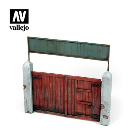 Vallejo SC006 Vallejo Scenics - Village Gate 15x15 cm.