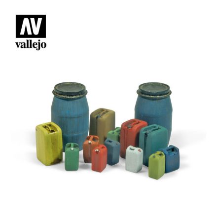 Vallejo SC211 Vallejo Scenics - Assorted Modern Plastic Drums #2