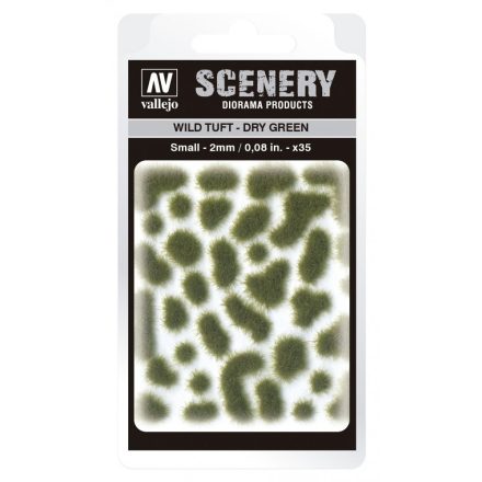 Vallejo SC401 Vallejo Scenery - Wild Tuft - Dry Green (Small)