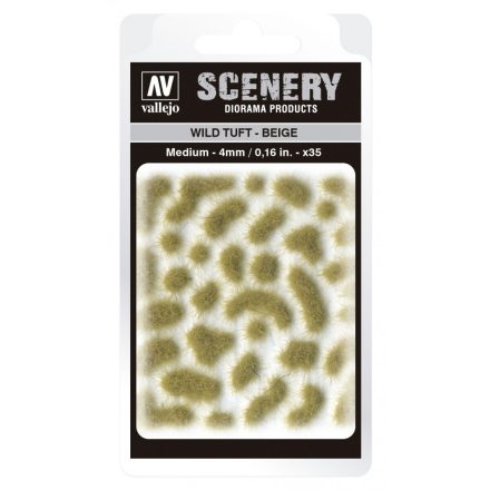 Vallejo SC408 Vallejo Scenery - Wild Tuft - Beige (Medium)