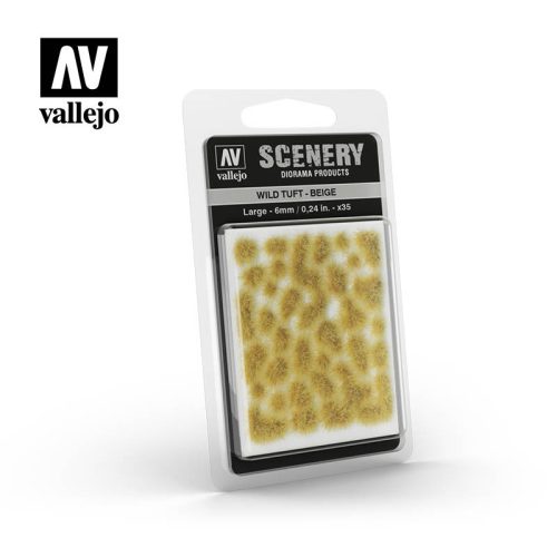 Vallejo Wild Tuft - Beige öntapadós realisztikus fűcsomók SC420