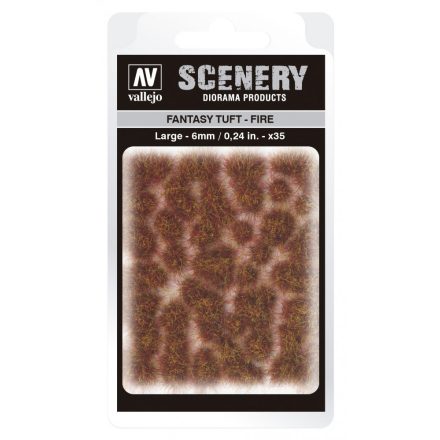 Vallejo SC431 Vallejo Scenery - Fantasy Tuft - Fire (Large)