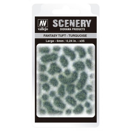 Vallejo SC432 Vallejo Scenery - Fantasy Tuft - Turquoise (Large)