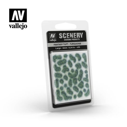 Vallejo Fantasy Tuft - Turquoise öntapadós realisztikus fűcsomók SC432