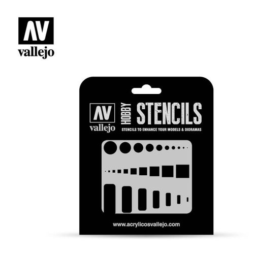 Vallejo Stencil - Access Trap Doors ST-AIR003