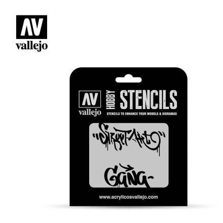 Vallejo Stencil - Street Art 2 (ST-LET004)
