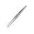 Vallejo Curved Tip Stainless Steel Tweezers (175 mm) T12009