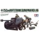 Tamiya 1:35 7.5cm Pak-40 (L46) with crew figures harcjármű makett
