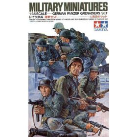 Tamiya 1:35 German (WWII) Panzer Grenadiers figura makett