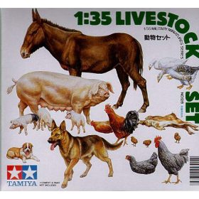 Tamiya 1:35 Farmyard Livestock Set