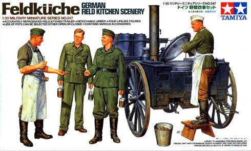 Tamiya 1:35 German Field Kitchen Scenery