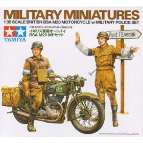   Tamiya TA35316 1:35 British BSA M20 Motorcycle w/Military Police