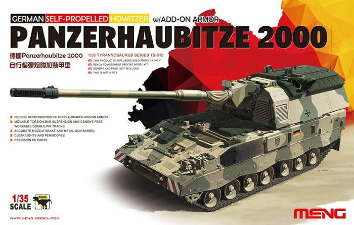 Meng Model 1:35 GERMAN Panzerhaubitze 2000 Self-Propelled Howitzer