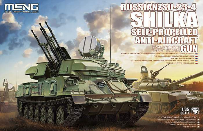 Meng Model 1:35 Russian ZSU-23-4 Shilka Self-Propelled Anti-Aircraft Gun