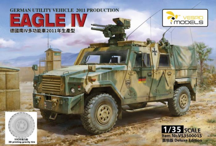 Vespid Models VS350001S 1:35 German Eagle IV Utility Vehicle 2011 production (Deluxe edition)