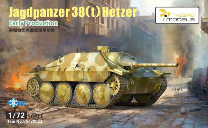 Vespid Models VS720022 1:72 Jagdpanzer38(t) Hetzer Early Production