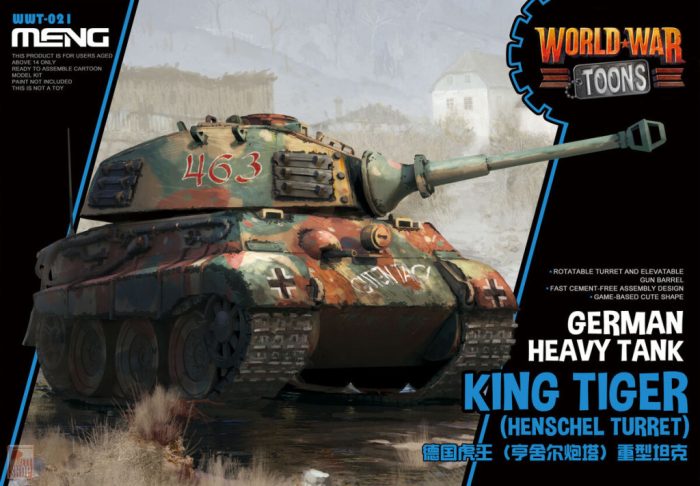 Meng Model German Heavy Tank King Tiger (Henschel Turret)