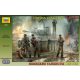 Zvezda 1:35 German Tank Crew WWII Late 3614 figura makett